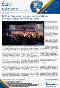 Boletim Diário | Fecomércio