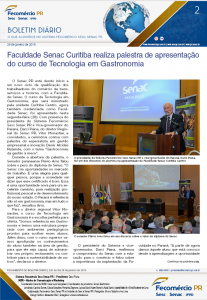 Boletim Diário | Fecomércio