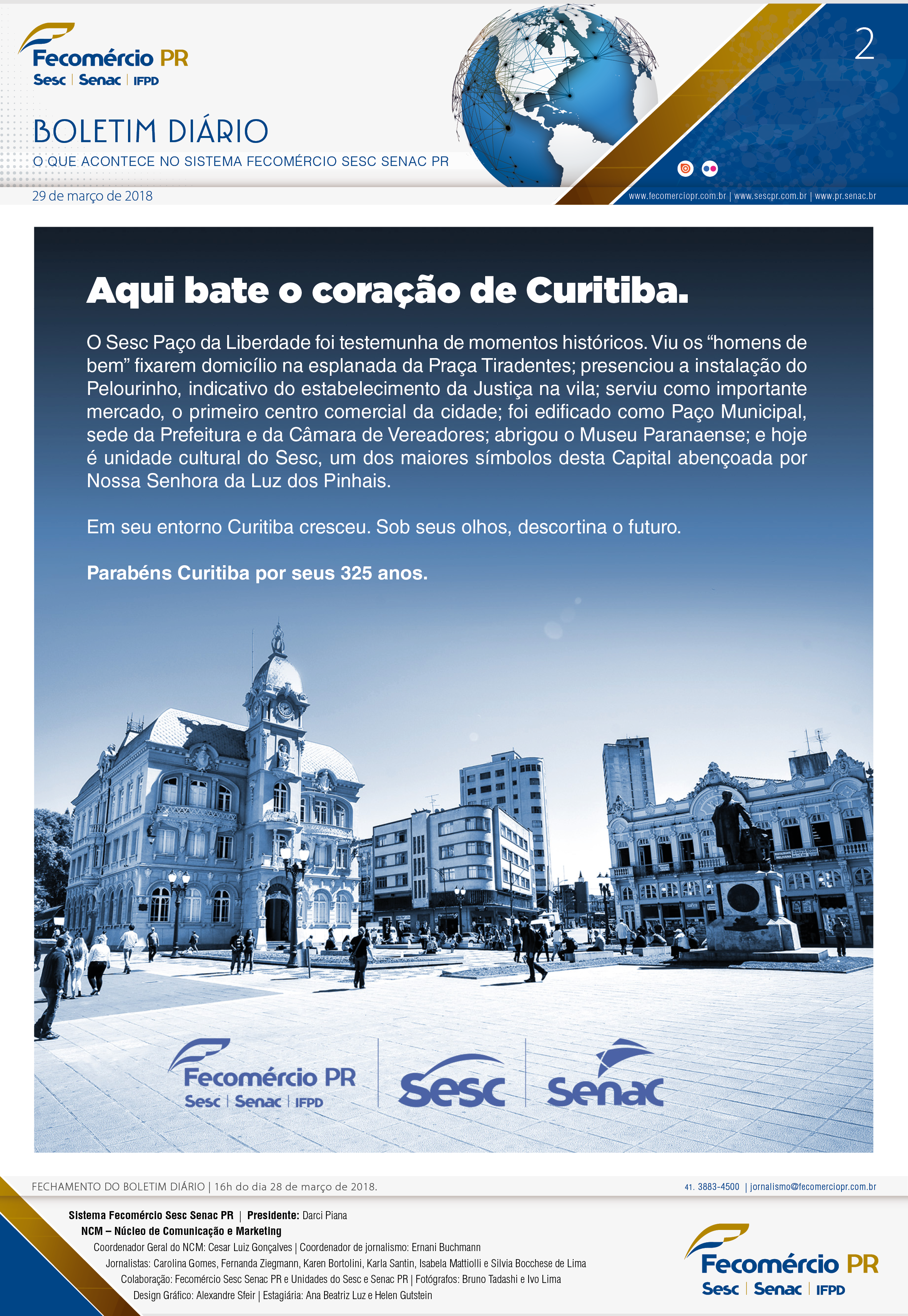 Boletim Diário | Fecomércio