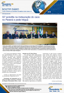 Boletim Diário | Fecomércio