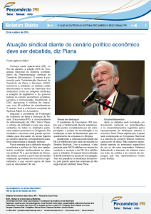 Boletim Diário | Fecomércio