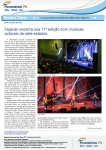 Boletim Diário | Fecomércio