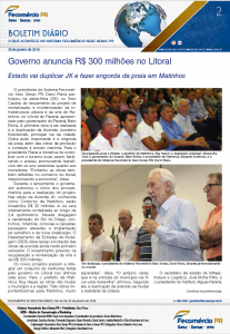 Boletim Diário | Fecomércio