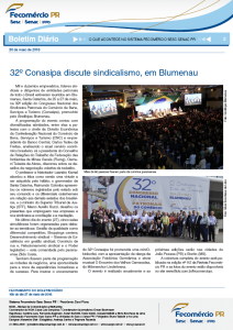 Boletim Diário | Fecomércio