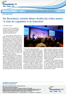 Boletim Diário | Fecomércio