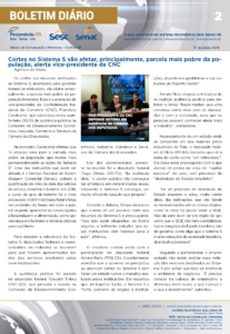 Boletim Diário | Fecomércio