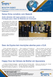 Boletim Diário | Fecomércio