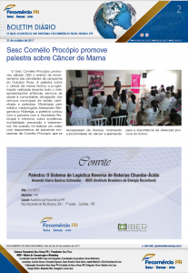 Boletim Diário | Fecomércio