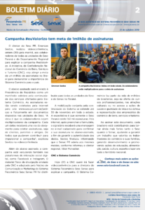 Boletim Diário | Fecomércio