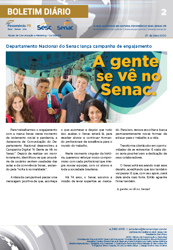 Boletim Diário | Fecomércio