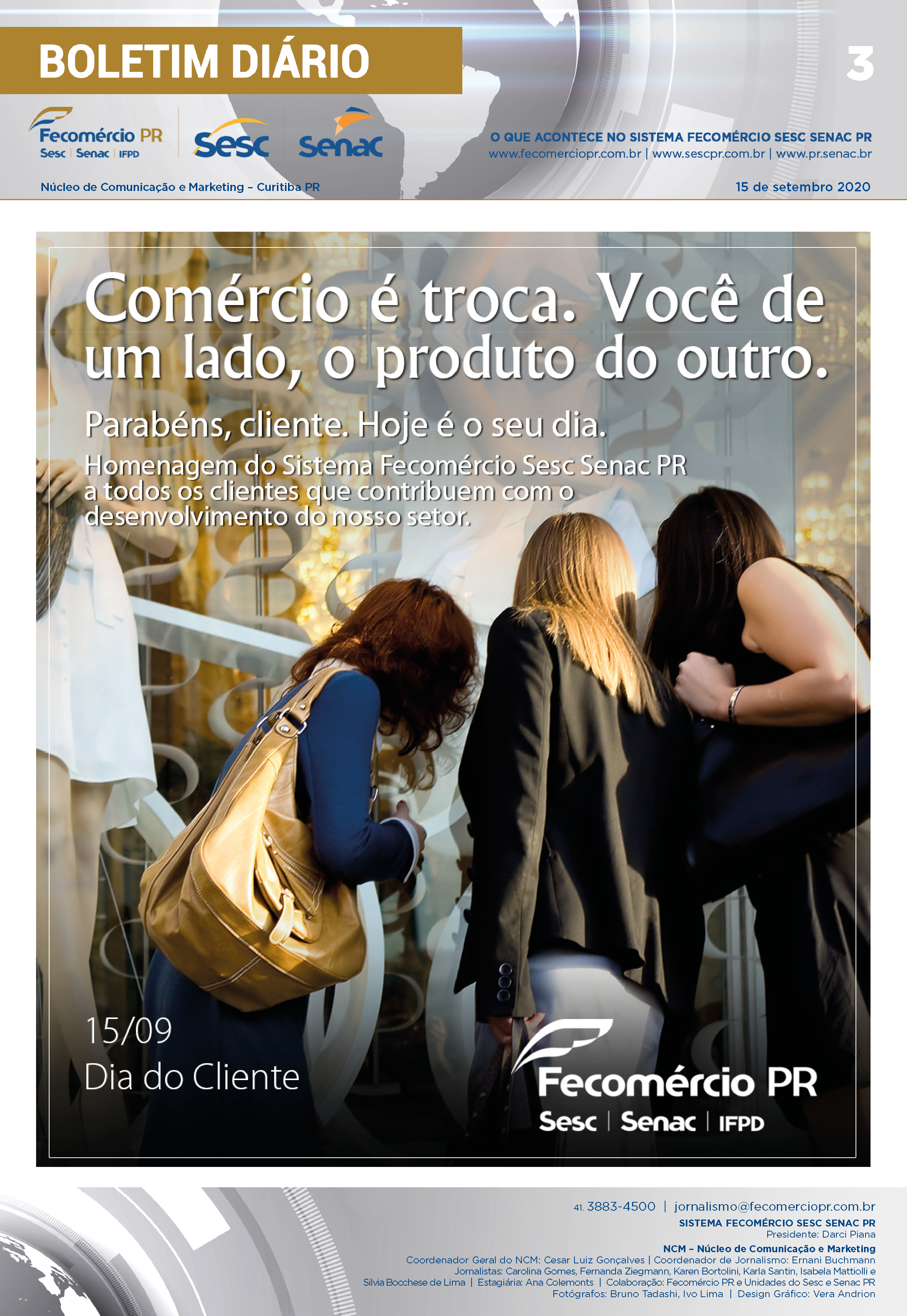 Boletim Diário | Fecomércio