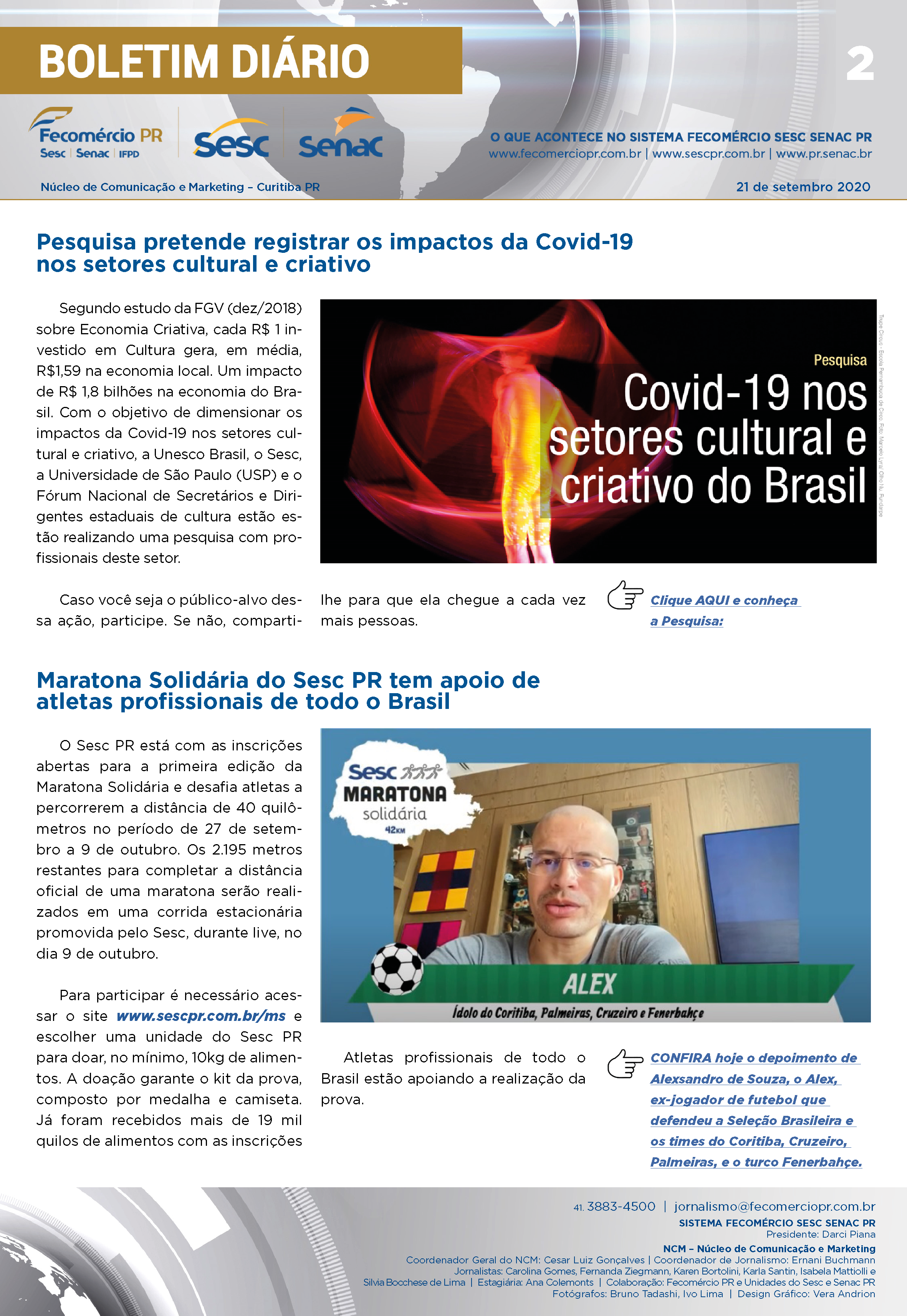 Boletim Diário | Fecomércio