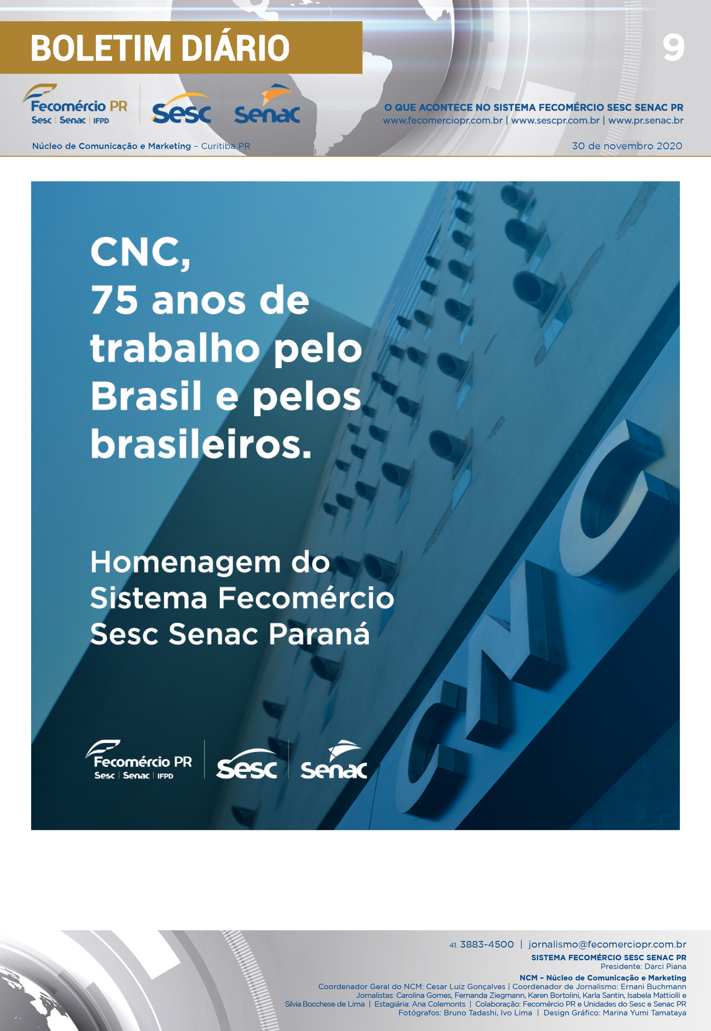 Boletim Diário | Fecomércio