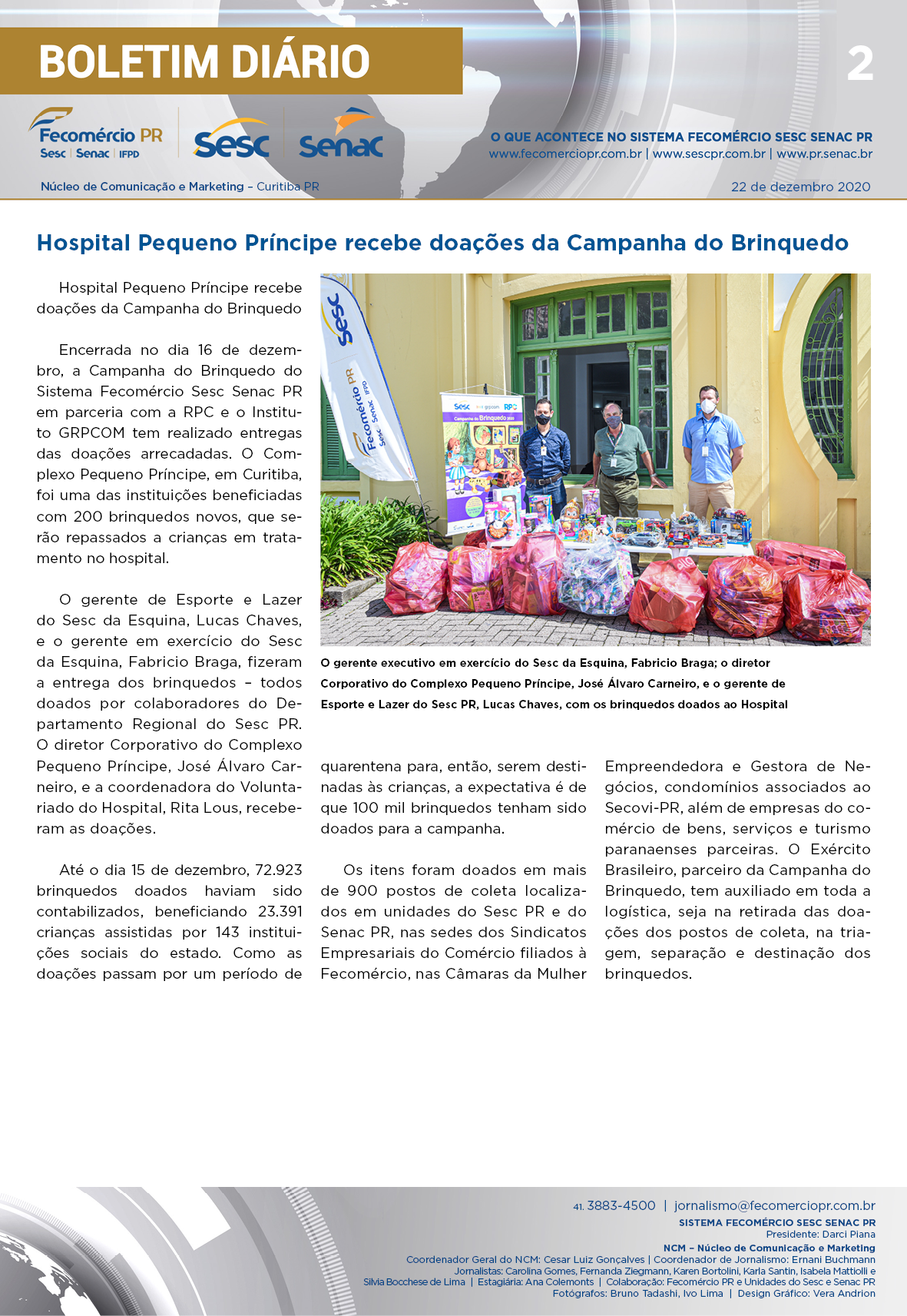 Boletim Diário | Fecomércio