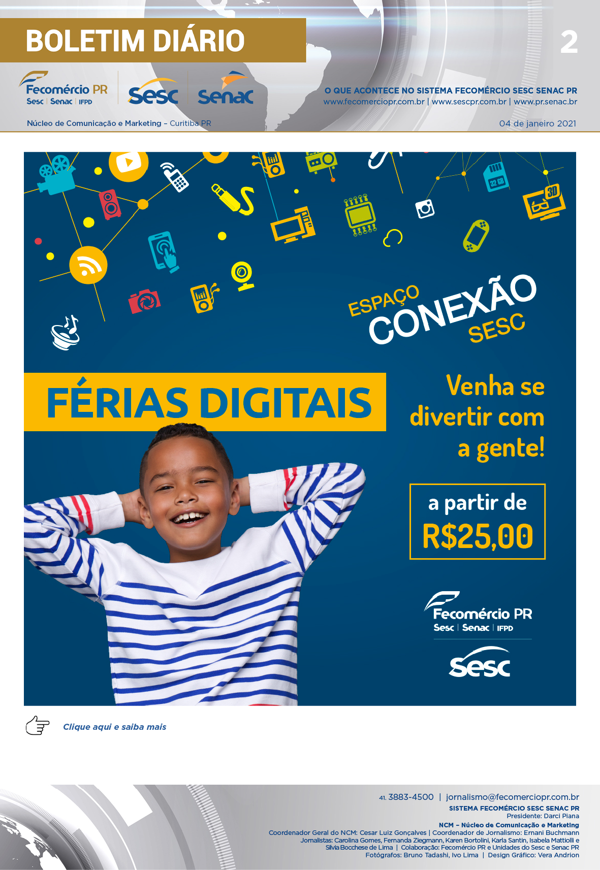 Boletim Diário | Fecomércio