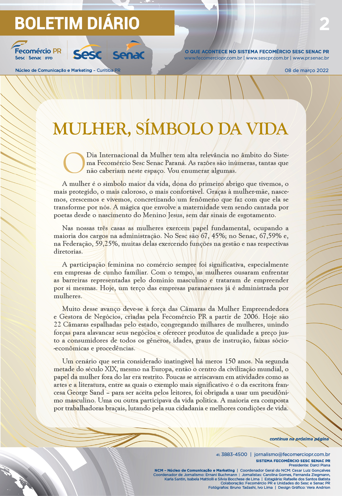 Boletim Diário | Fecomércio