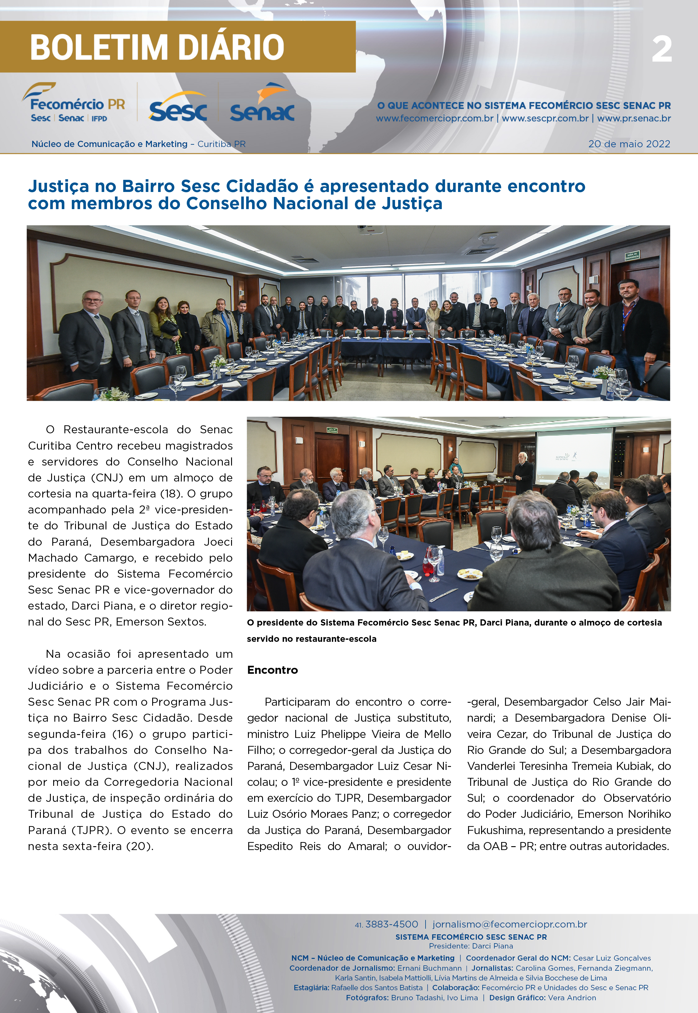 Boletim Diário | Fecomércio