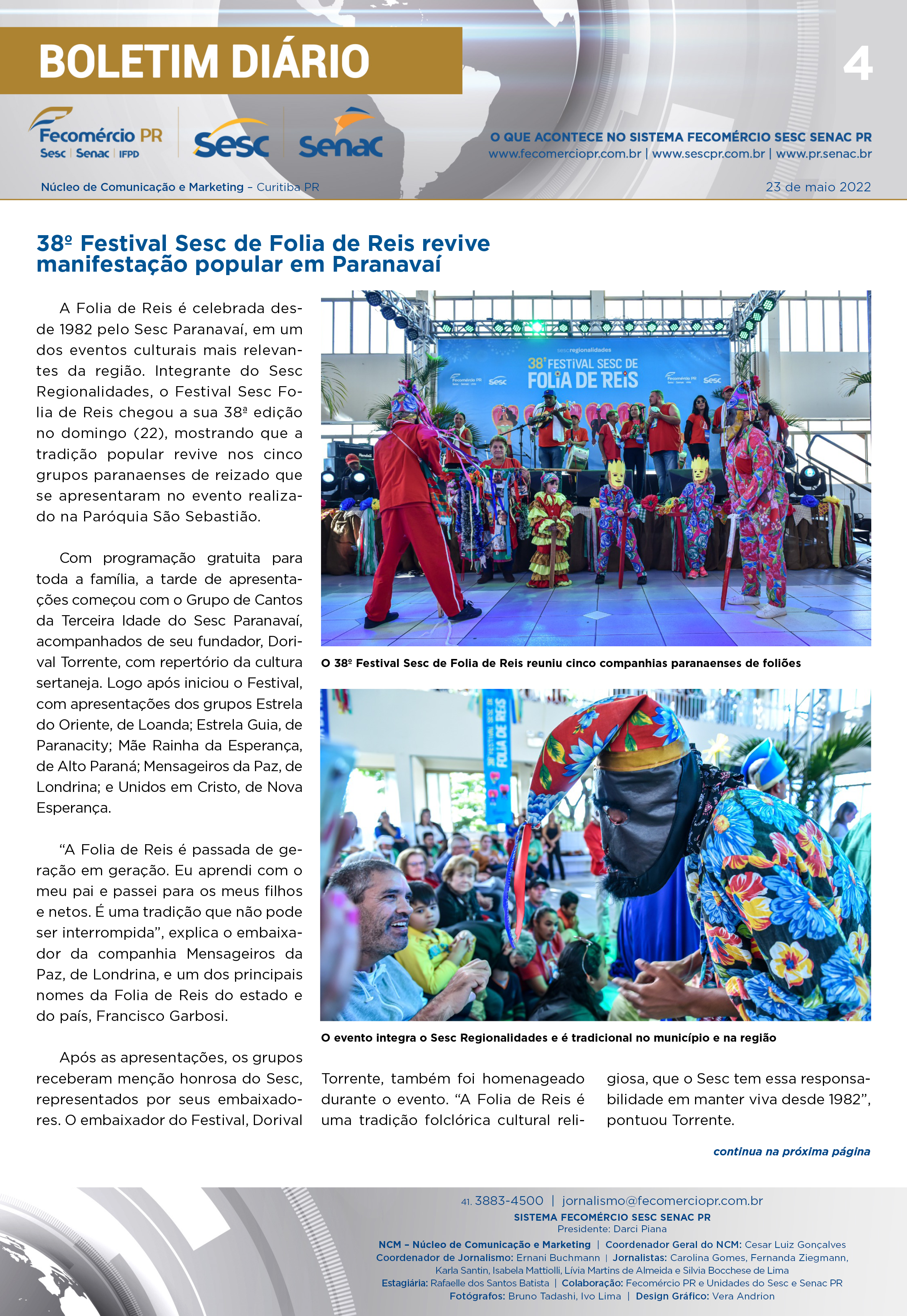 Boletim Diário | Fecomércio