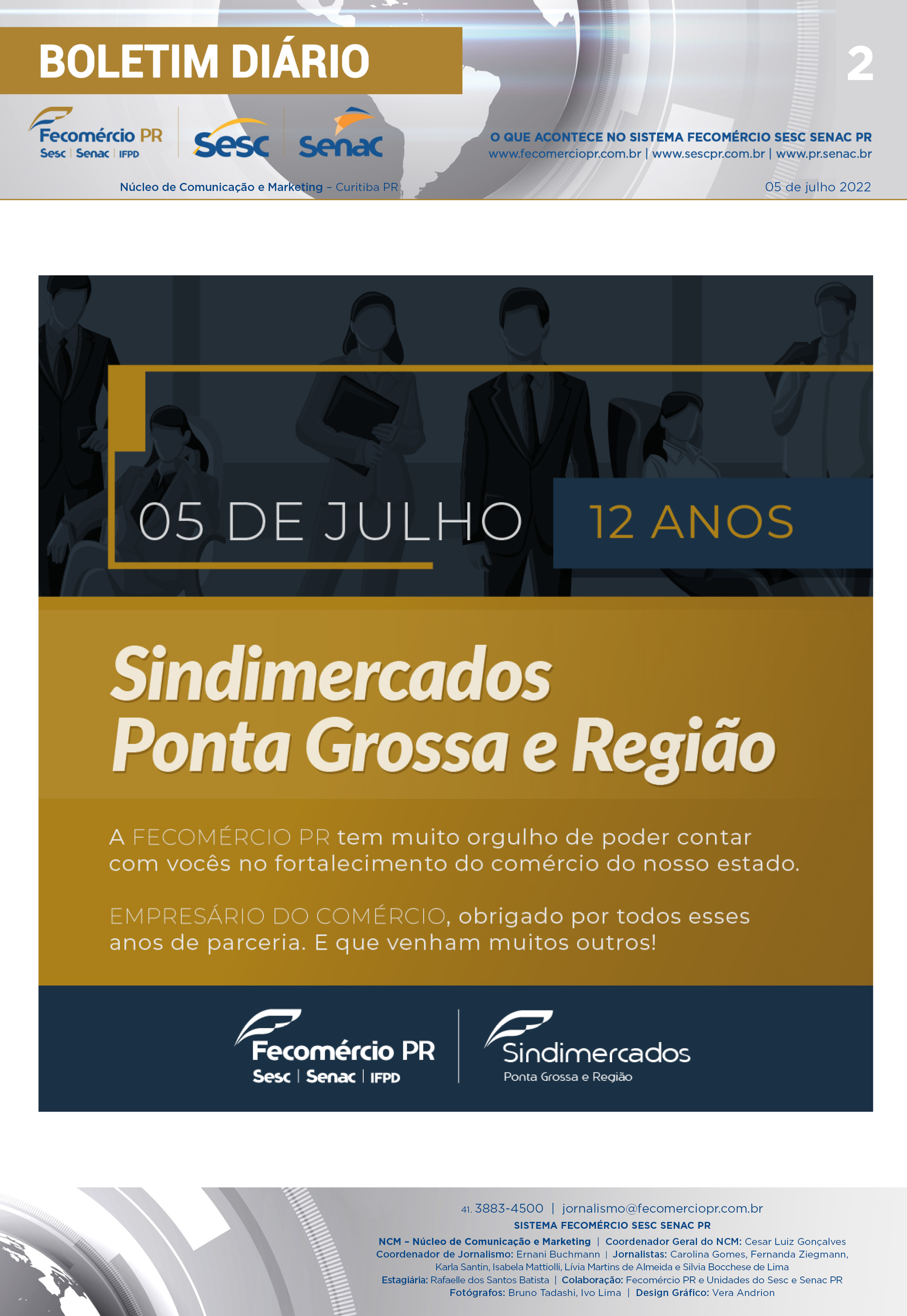 Boletim Diário | Fecomércio