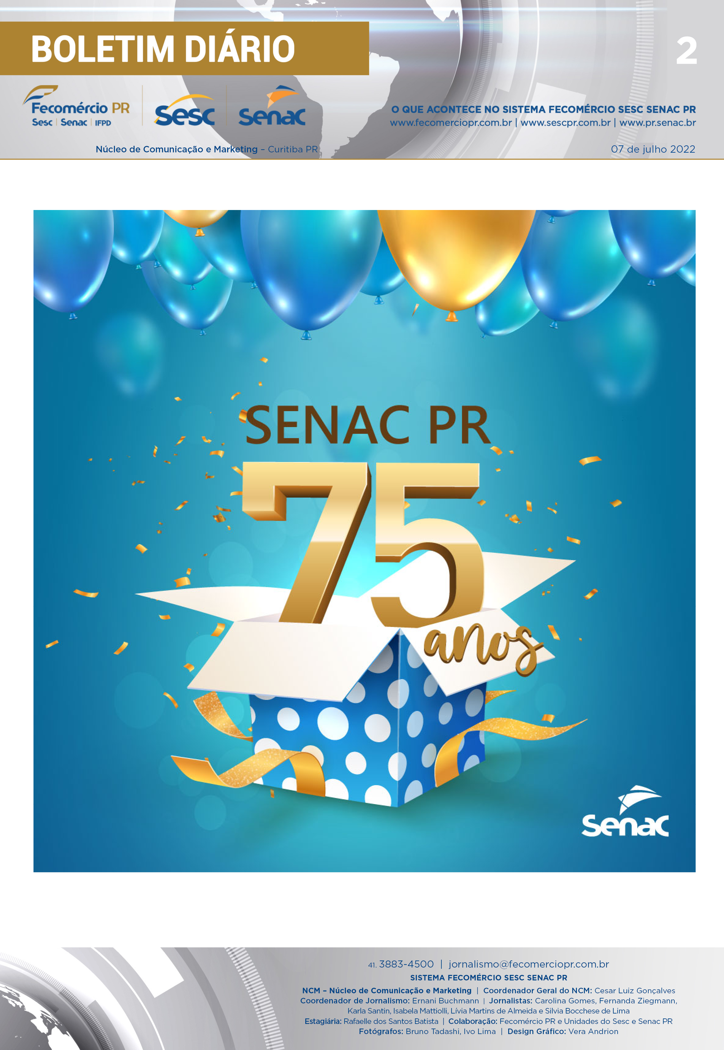 Boletim Diário | Fecomércio