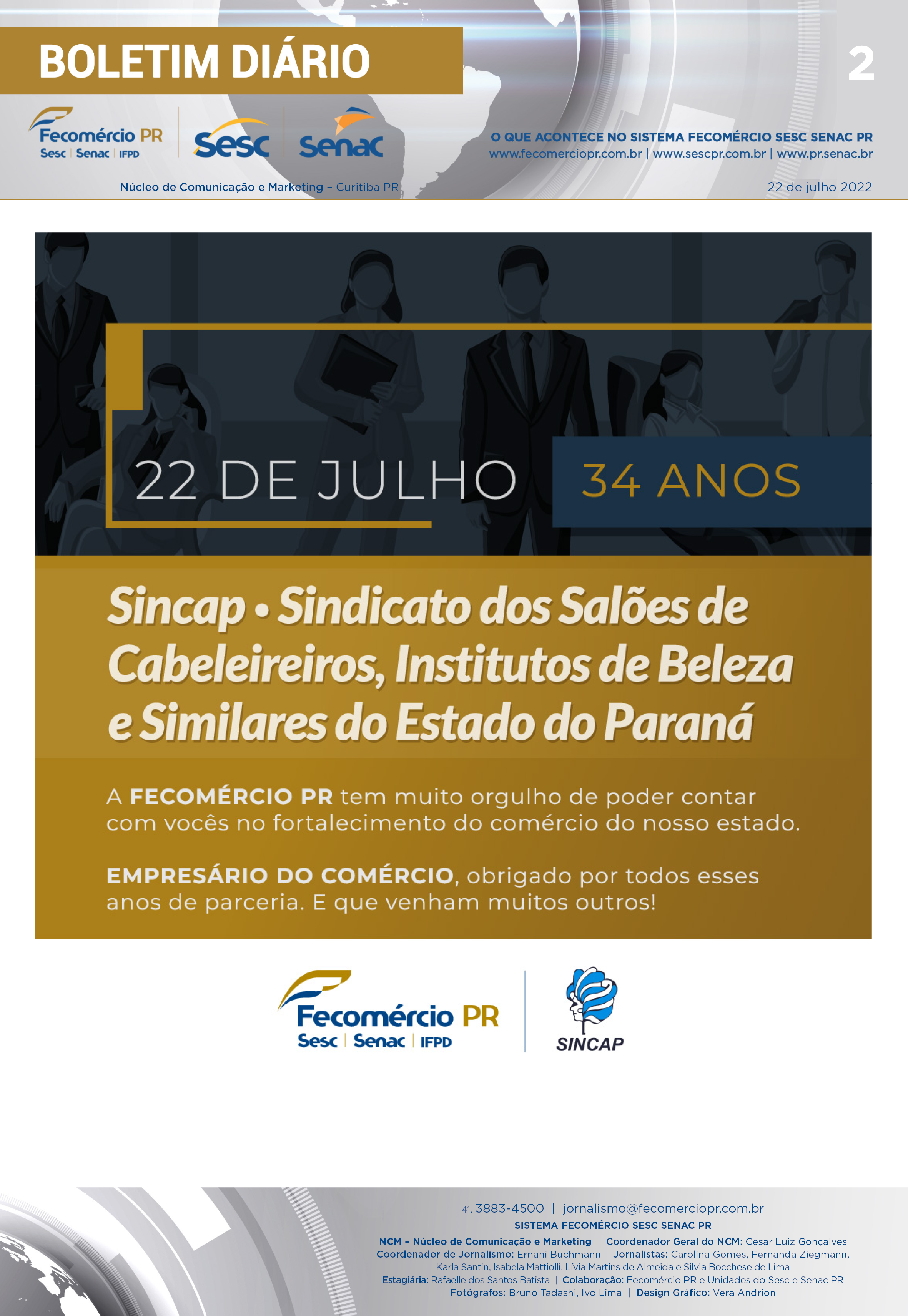 Boletim Diário | Fecomércio