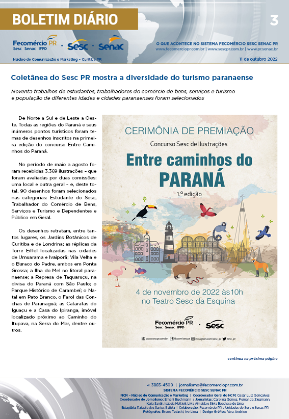 Boletim Diário | Fecomércio