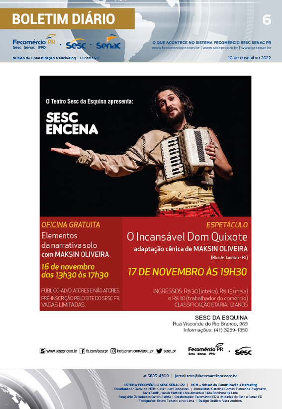 Boletim Diário | Fecomércio