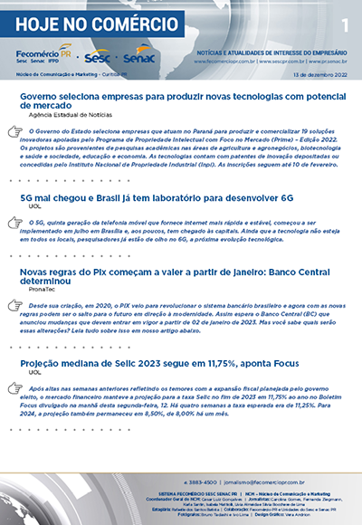 Boletim Diário | Fecomércio