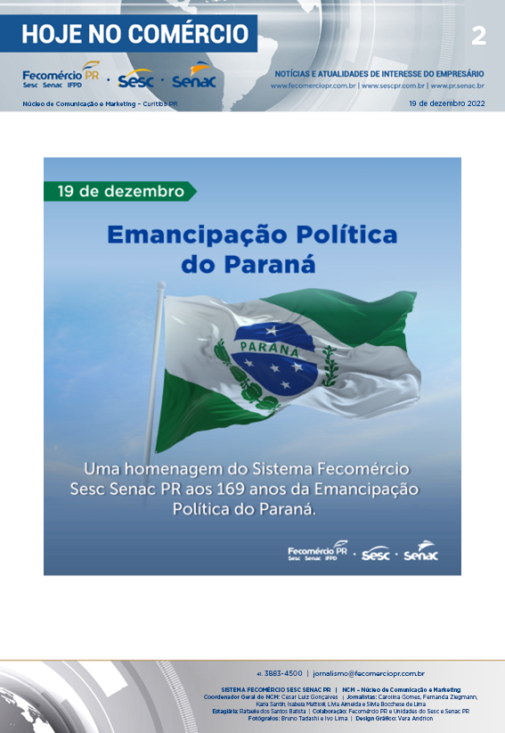 Boletim Diário | Fecomércio