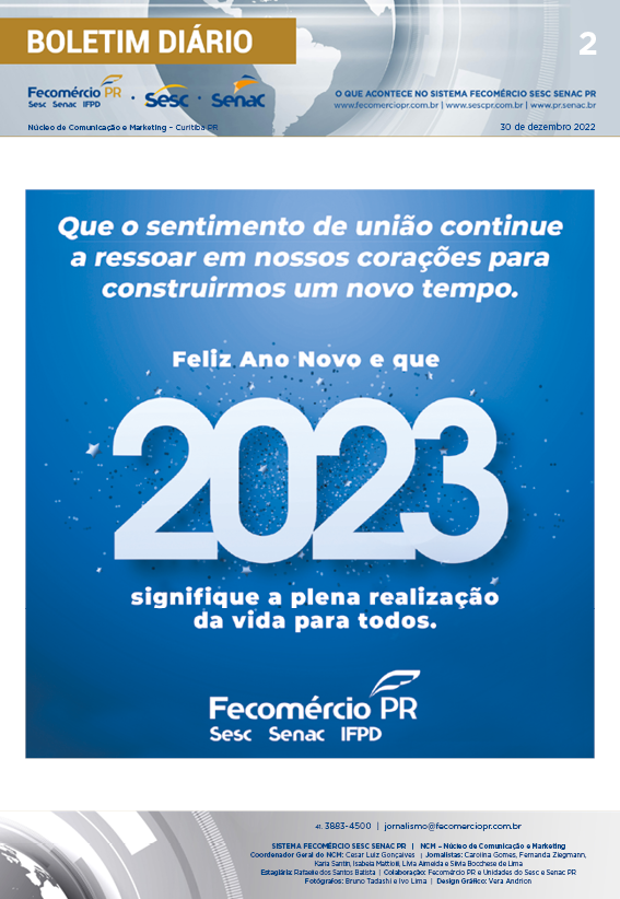 Boletim Diário | Fecomércio