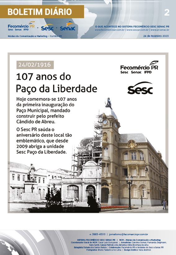 Boletim Diário | Fecomércio