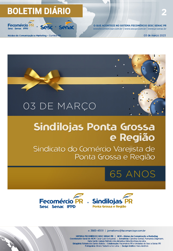 Boletim Diário | Fecomércio