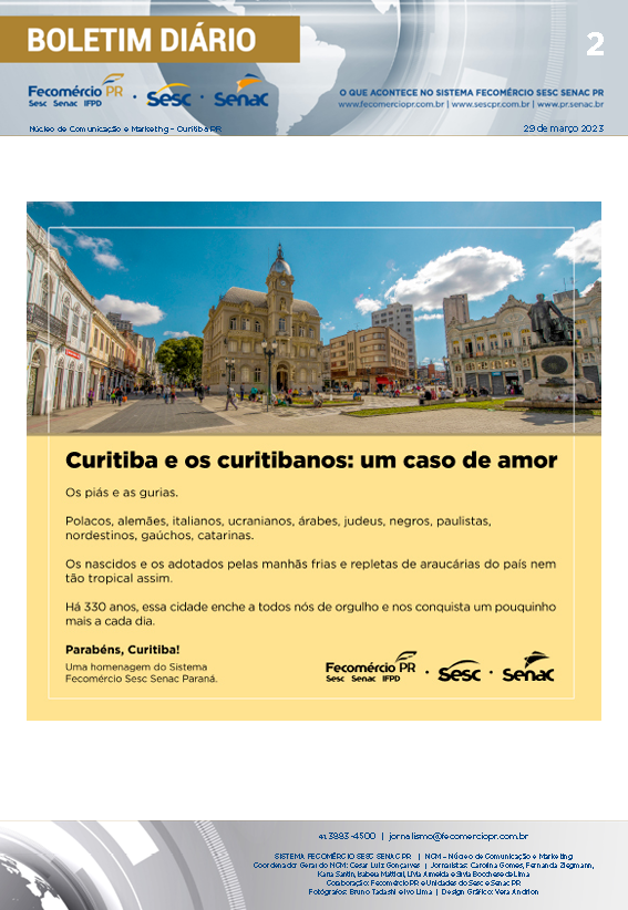 Boletim Diário | Fecomércio