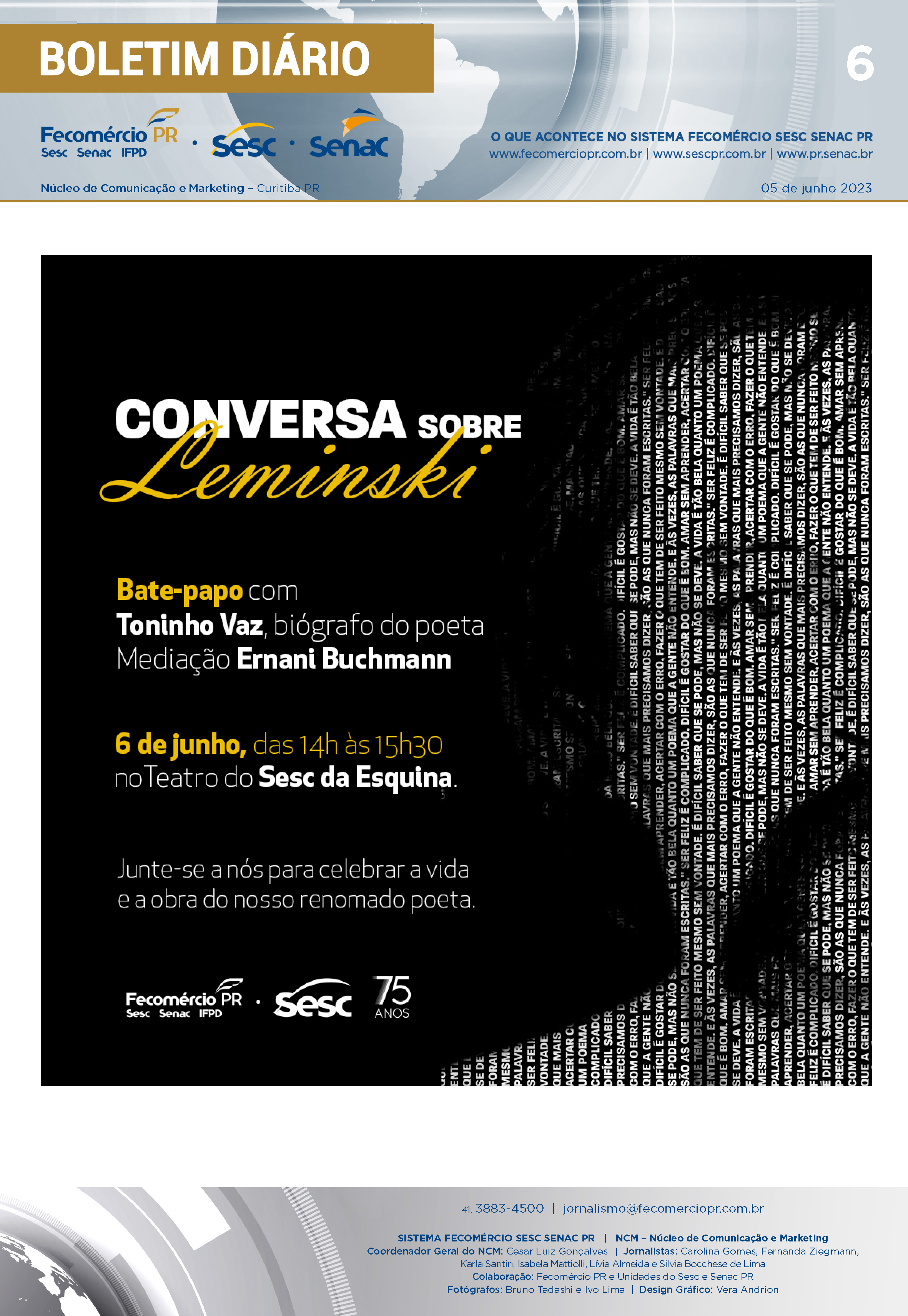 Boletim Diário | Fecomércio