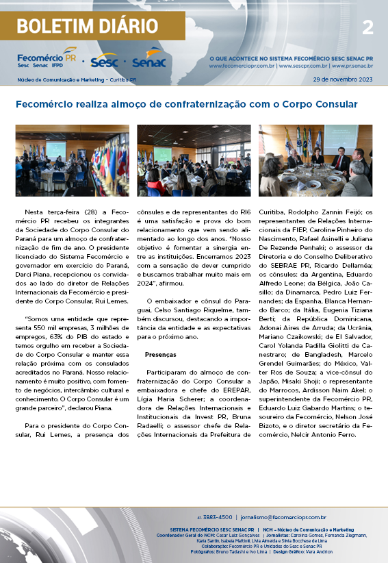 Revista Fecomércio PR - nº 123 by Federação do Comércio de Bens, Serviços e  Turismo do Paraná - Issuu