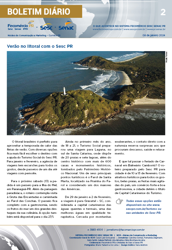 Boletim Diário | Fecomércio