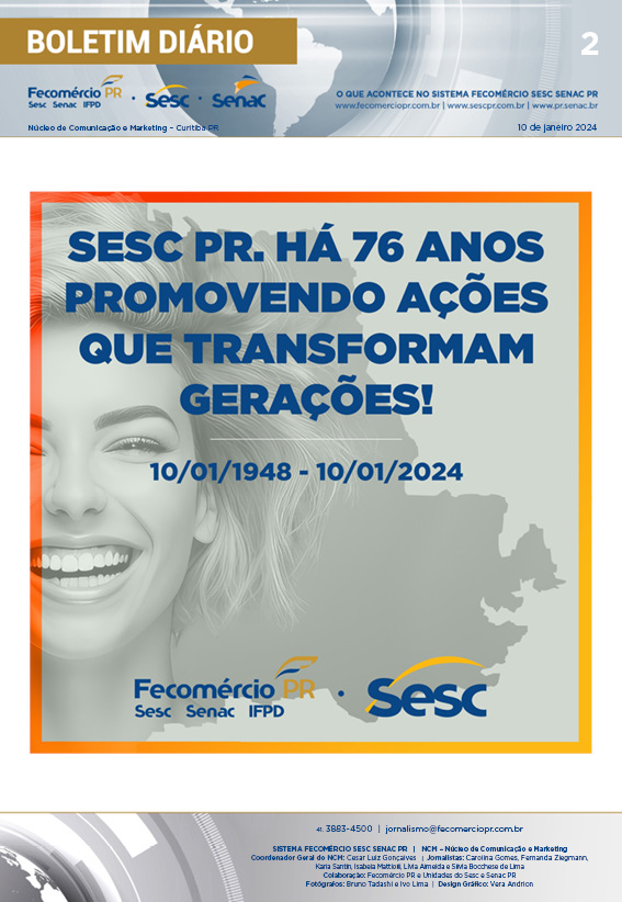 Boletim Diário | Fecomércio