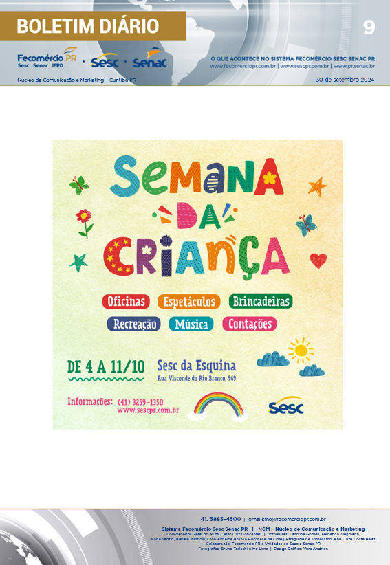 Boletim Diário | Fecomércio