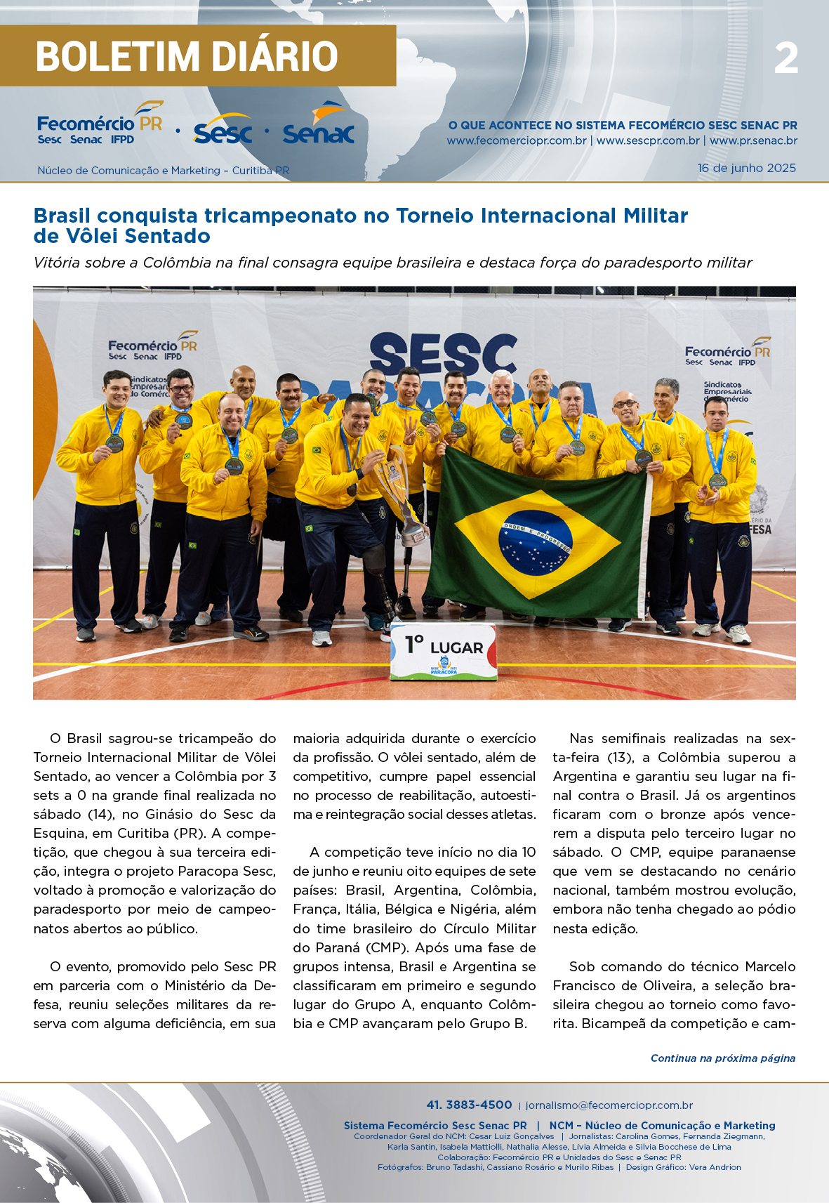 Boletim Diário | Fecomércio