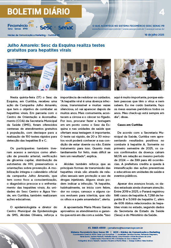 Boletim Diário | Fecomércio