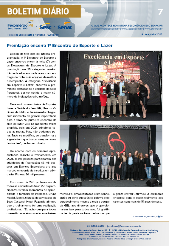 Boletim Diário | Fecomércio