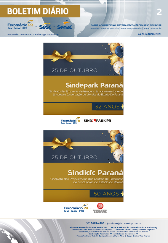 Boletim Diário | Fecomércio