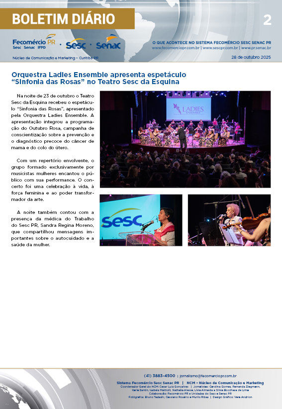 Boletim Diário | Fecomércio