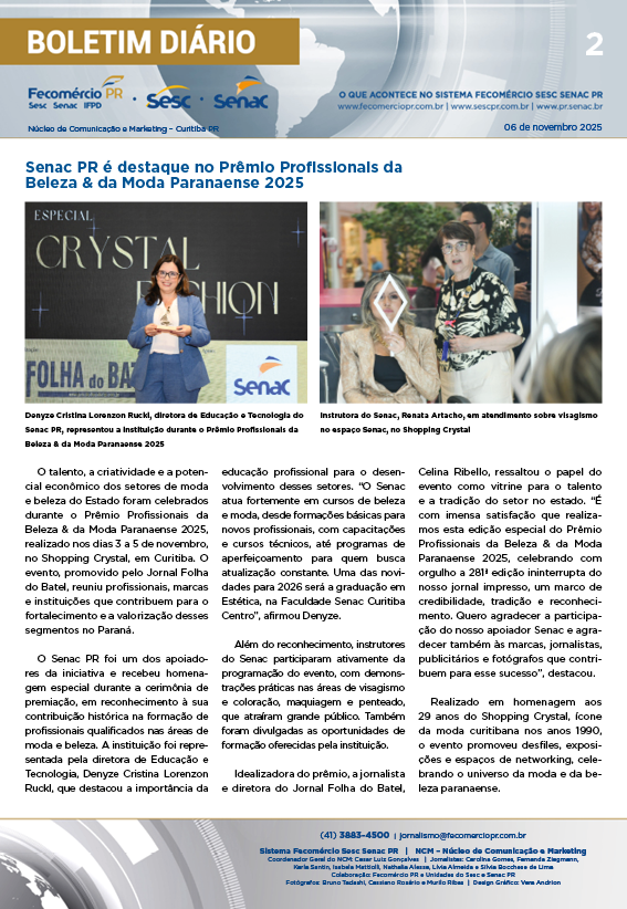 Boletim Diário | Fecomércio