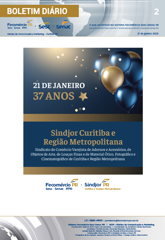 Boletim Diário | Fecomércio