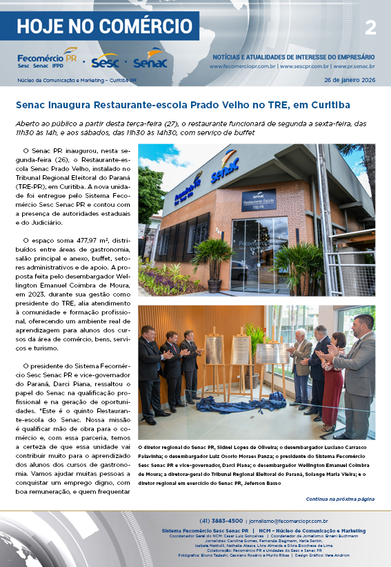 Boletim Diário | Fecomércio