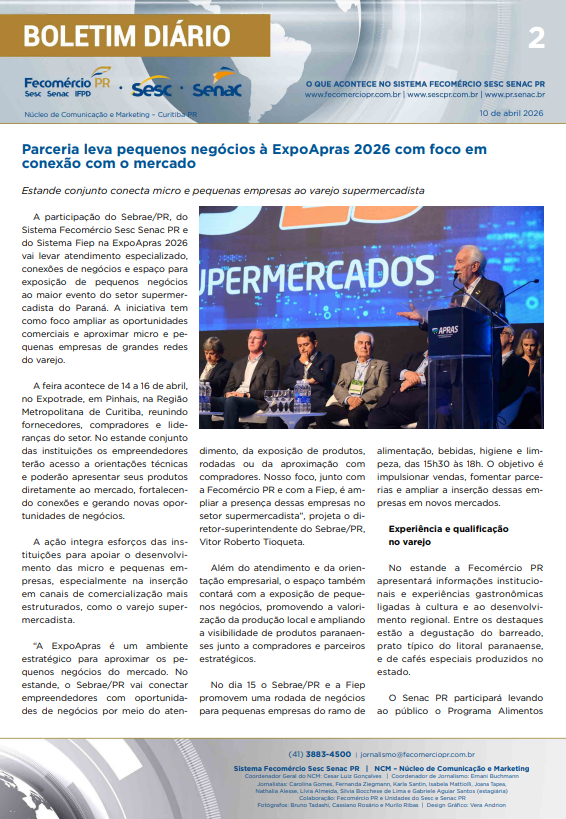 Boletim Diário | Fecomércio